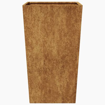 vidaXL Fioriere da Giardino 2 pz 45x45x75 cm in Acciaio Corten