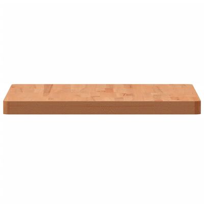 vidaXL Piano per Tavolo 60x60x4 cm Quadrato Legno Massello di Faggio