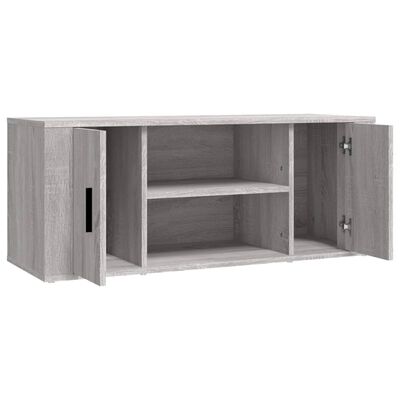 vidaXL Mobile TV Grigio Sonoma 100x35x40 cm in Legno Multistrato