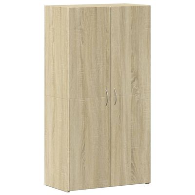 vidaXL Schedario Rovere Sonoma 60x32x115 cm in Legno Multistrato