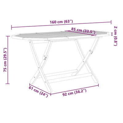 vidaXL Set Pranzo da Giardino 9pz Legno Massello di Acacia e Textilene