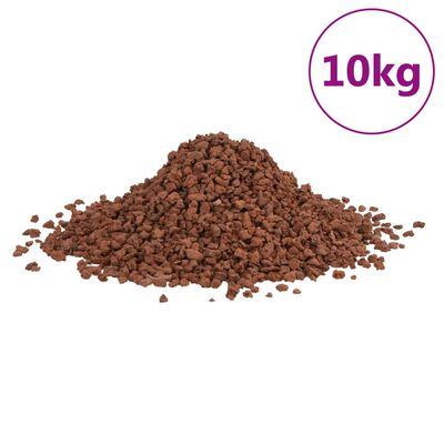 vidaXL Rocce Vulcaniche 10 kg Rosse 5-8 mm