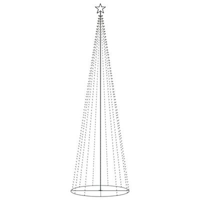 vidaXL Albero di Natale a Cono con 752 LED Colorati 160x500 cm