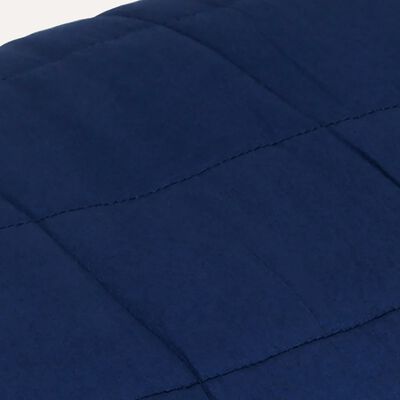 vidaXL Coperta Ponderata Blu 140x200 cm 10 kg Tessuto