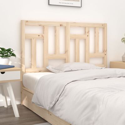 vidaXL Testiera Letto 125,5x4x100 cm in Legno Massello di Pino