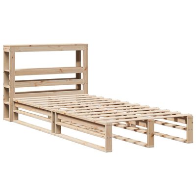 vidaXL Giroletto senza Materasso 100x200 cm in Legno Massello di Pino