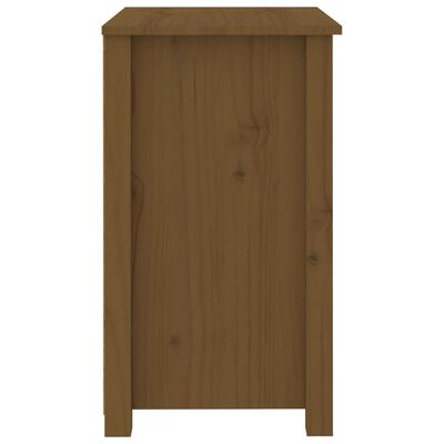 vidaXL Comodini 2 pz Ambra 50x35x61,5 cm in Legno Massello di Pino