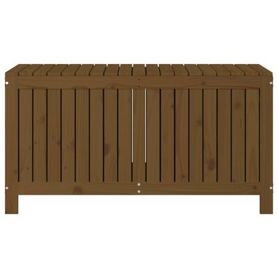 vidaXL Contenitore da Giardino Ambra 121x55x64 cm Legno Massello Pino