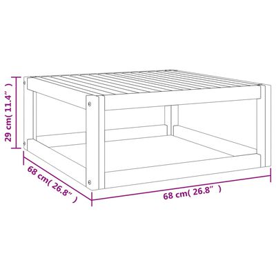 vidaXL Set Salotto Giardino 8pz Cuscini Grigio Chiaro Legno Massello