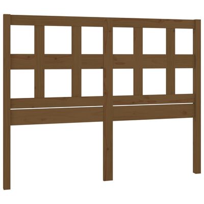 vidaXL Testiera per Letto ambra 185,5x4x100 cm Legno Massello di Pino