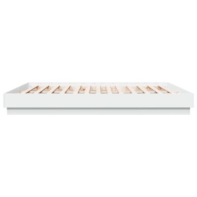 vidaXL Giroletto Bianco 200x200 cm in Legno Multistrato