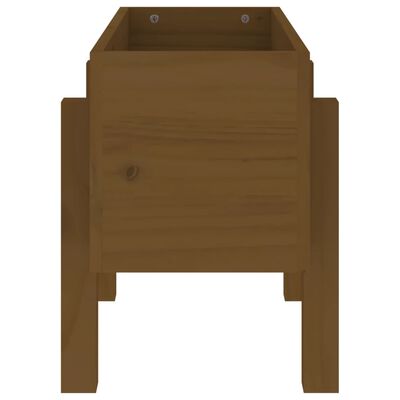 vidaXL Fioriera da Giardino Ambra 62x30x38 cm Legno Massello di Pino