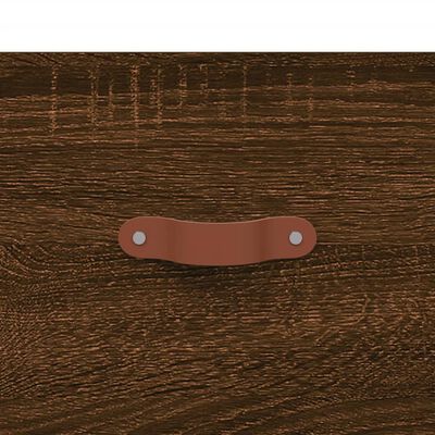 vidaXL Panca Porta Scarpe Rovere Marrone 102x35x55cm Legno Multistrato