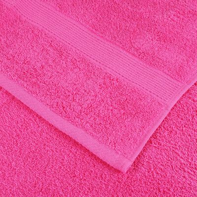 vidaXL Asciugamani per Sauna SOLUND 2 pz Rosa 80x200 cm 600 g/m²