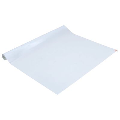 vidaXL Pellicola Statica Smerigliata Bianco Trasparente 90x500 cm PVC