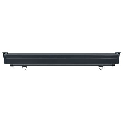 vidaXL Tendalino Laterale per Balcone 165x250 cm Nero