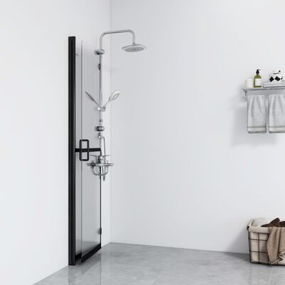 vidaXL Parete per Doccia Walk-in Pieghevole in Vetro ESG 70x190 cm