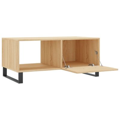 vidaXL Tavolino da Salotto Rovere Sonoma 90x50x40 cm Legno Multistrato