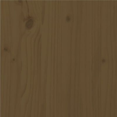 vidaXL Giroletto Marrone Ambra in Legno Massello di Pino 100x200 cm