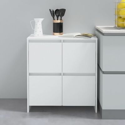 vidaXL Credenza Bianca 70x41x75 cm in Truciolato