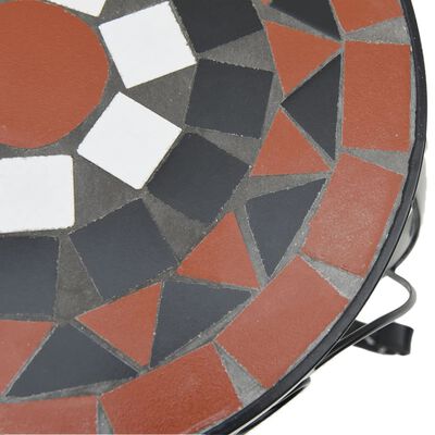 vidaXL Supporti per Piante 3 pz Terracotta e Bianco in Ceramica