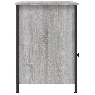 vidaXL Comodini 2 pz Grigio Sonoma 40x42x60 cm in Legno Multistrato