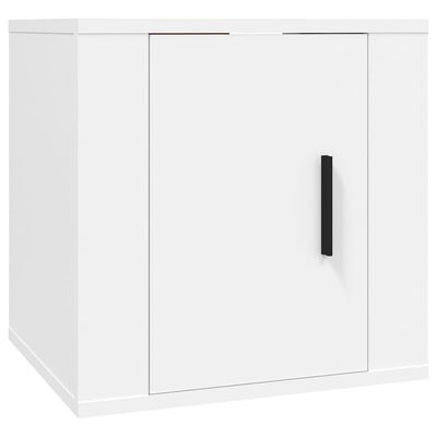 vidaXL Set di Mobili Porta TV 7 pz Bianco in Legno Multistrato