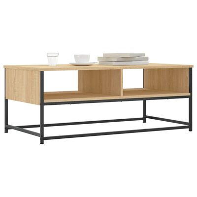 vidaXL Tavolino da Salotto Rovere Sonoma 100x51x40cm Legno Multistrato