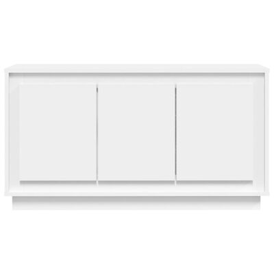 vidaXL Credenza Bianca 102x35x55 cm in Legno Multistrato