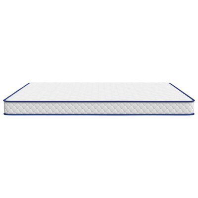 vidaXL Materasso Viscoelastico Bianco 200x200x17 cm