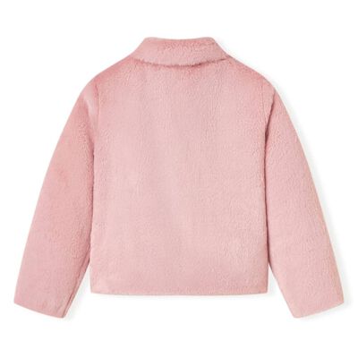 Cappotto per Bambini in Pelliccia Sintetica Rosa 140