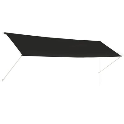 vidaXL Tenda da Sole Retrattile 400x150 cm Antracite