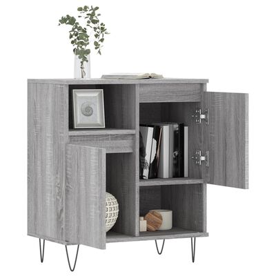 vidaXL Credenza Grigio Sonoma 60x35x70 cm in Legno Multistrato