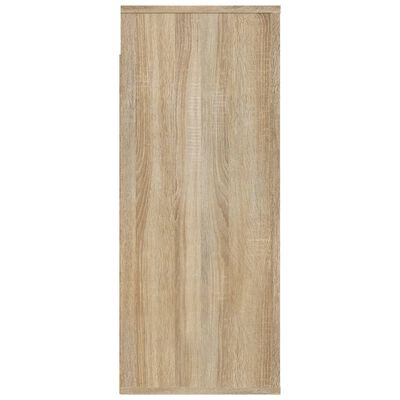 vidaXL Armadietto a Muro Rovere Sonoma 80x33x80 cm Legno Multistrato