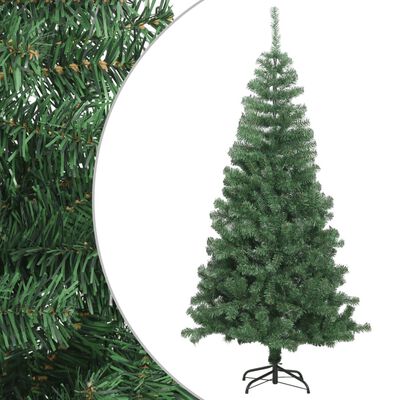 vidaXL Albero di Natale Artificiale con Supporto 120 cm 230 Rami