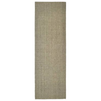 vidaXL Tappeto in Sisal per Tiragraffi Tortora 80x250 cm