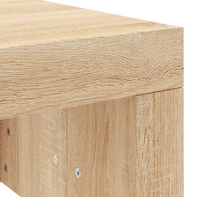 vidaXL Tavolino da Salotto Rovere Sonoma 102x50x36cm Legno Multistrato