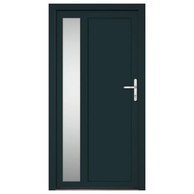 vidaXL Porta Ingresso Antracite 108x208 cm in PVC