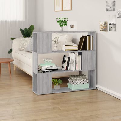 vidaXL Libreria/Divisorio Grigio Sonoma 100x24x94 cm