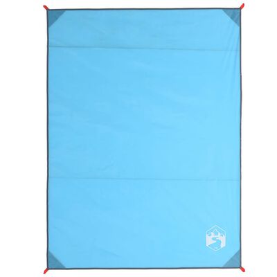 vidaXL Tovaglia da Picnic con Picchetti Blu 205x155 cm