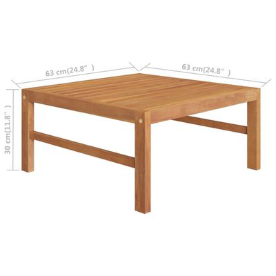 vidaXL Set Divani da Giardino 8pz Cuscini Grigi Legno Massello di Teak