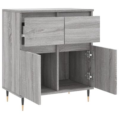 vidaXL Credenza Grigio Sonoma 60x35x70 cm in Legno Multistrato