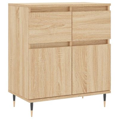 vidaXL Credenza Rovere Sonoma 60x35x70 cm in Legno Multistrato