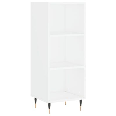 vidaXL Credenza Bianca 34,5x32,5x90 cm in Legno Multistrato