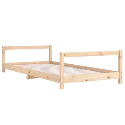 vidaXL Giroletto per Bambini 90x200 cm in Legno Massello di Pino