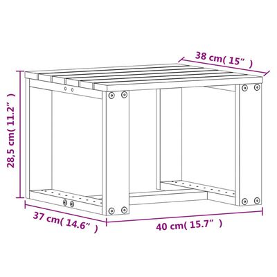 vidaXL Set Salotto da Giardino 3 pz Marrone Cera Legno Massello Pino