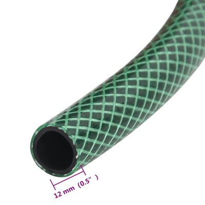vidaXL Tubo d'Aria Verde 0,5" 10 m in PVC