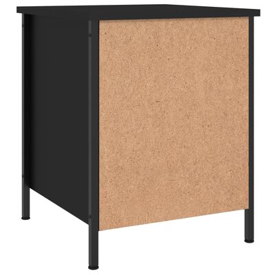 vidaXL Comodini 2 pz Neri 40x42x50 cm in Legno Multistrato