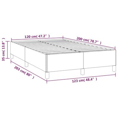 vidaXL Giroletto Grigio Chiaro 120x200 cm in Tessuto