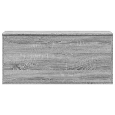 vidaXL Contenitore Grigio Sonoma 100x42x46 cm Legno Multistrato